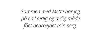 Kundeudtalelse.