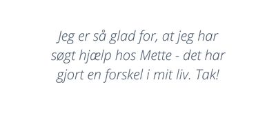 Kundeudtalelse.
